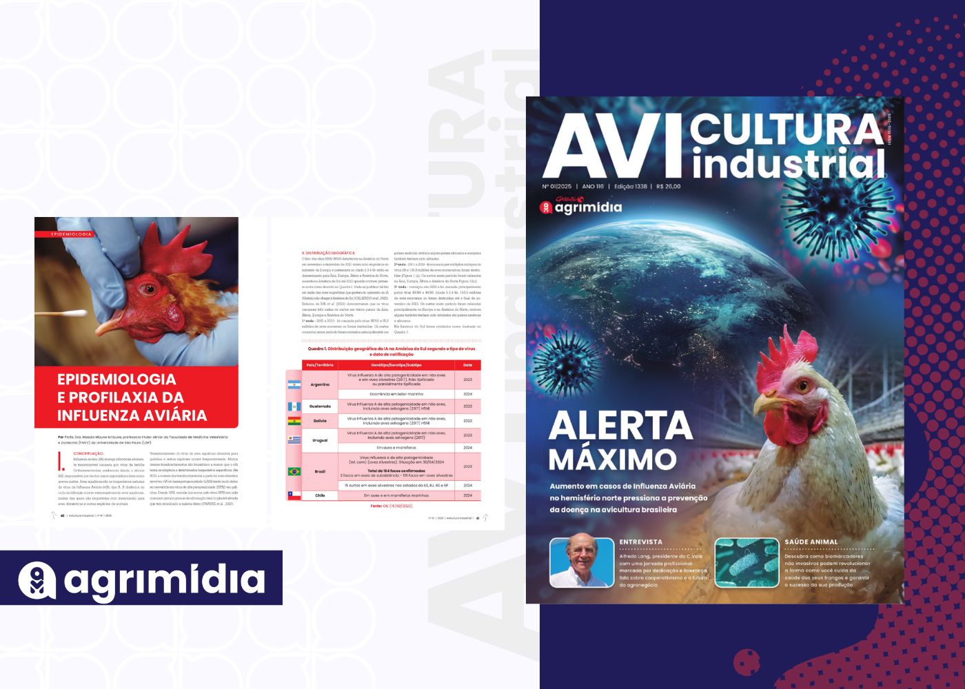 Revista Avicultura Industrial: Epidemiologia e profilaxia da influenza aviária Revista Avicultura Industrial: Epidemiologia e profilaxia da influenza aviária
