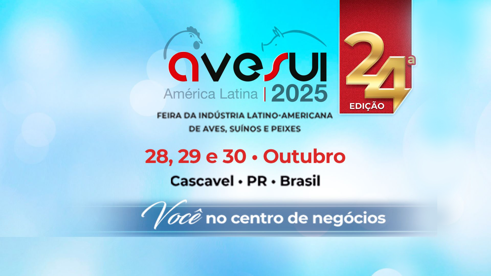 AveSui América Latina 2025: Grandes nomes do agro e da ciência confirmados na Conjuntural de Mercado