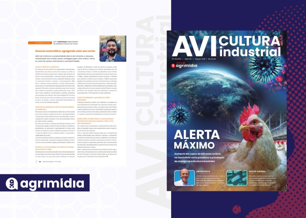 Revista Avicultura Industrial: “Desossa automática, agregando valor aos cortes”, com  André Hosoe