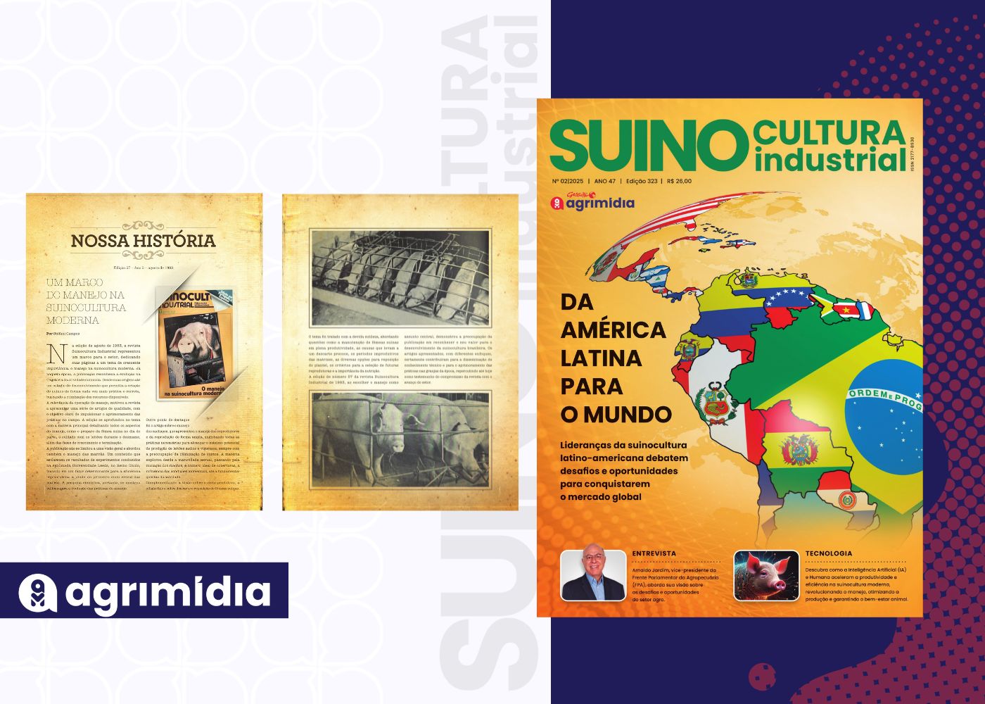 Manejo na suinocultura moderna: um marco na revista suinocultura industrial de 1983