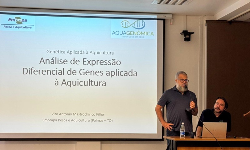 Embrapa Pesca e Aquicultura promove treinamento sobre genética aplicada à aquicultura