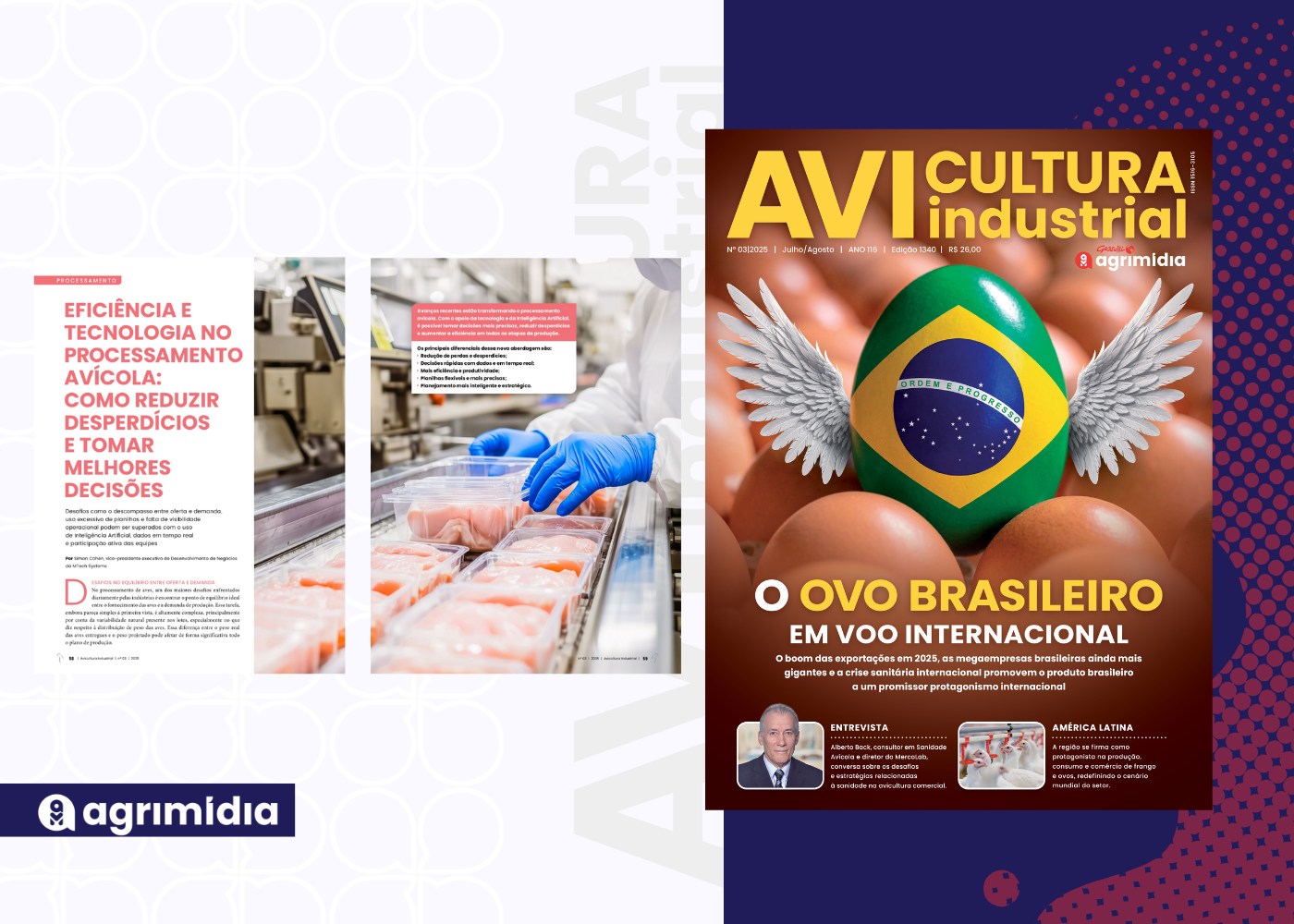 “Eficiência e tecnologia no processamento avícola” na Avicultura Industrial de Julho “Eficiência e tecnologia no processamento avícola” na Avicultura Industrial de Julho
