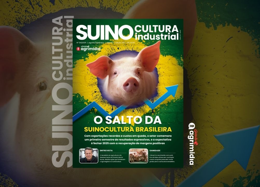 Suinocultura Industrial lança edição de agosto com foco no salto da produção brasileira