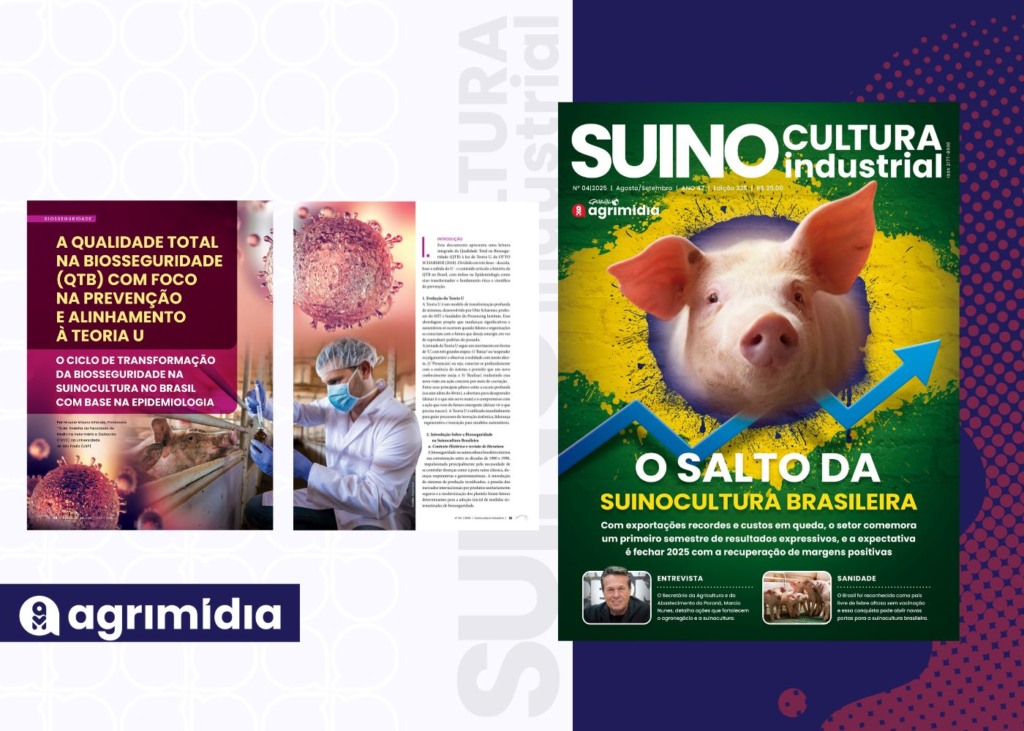 A qualidade total na biosseguridade com foco na prevenção e alinhamento à teoria U na Suinocultura Industrial de Agosto