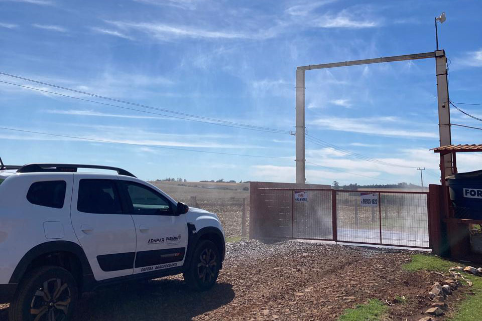 Adapar promove ações de biosseguridade em granjas de todo o Paraná