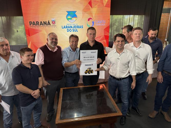 Paraná destina mais de R$ 81 milhões para fortalecer infraestrutura rural na Cantuquiriguaçu