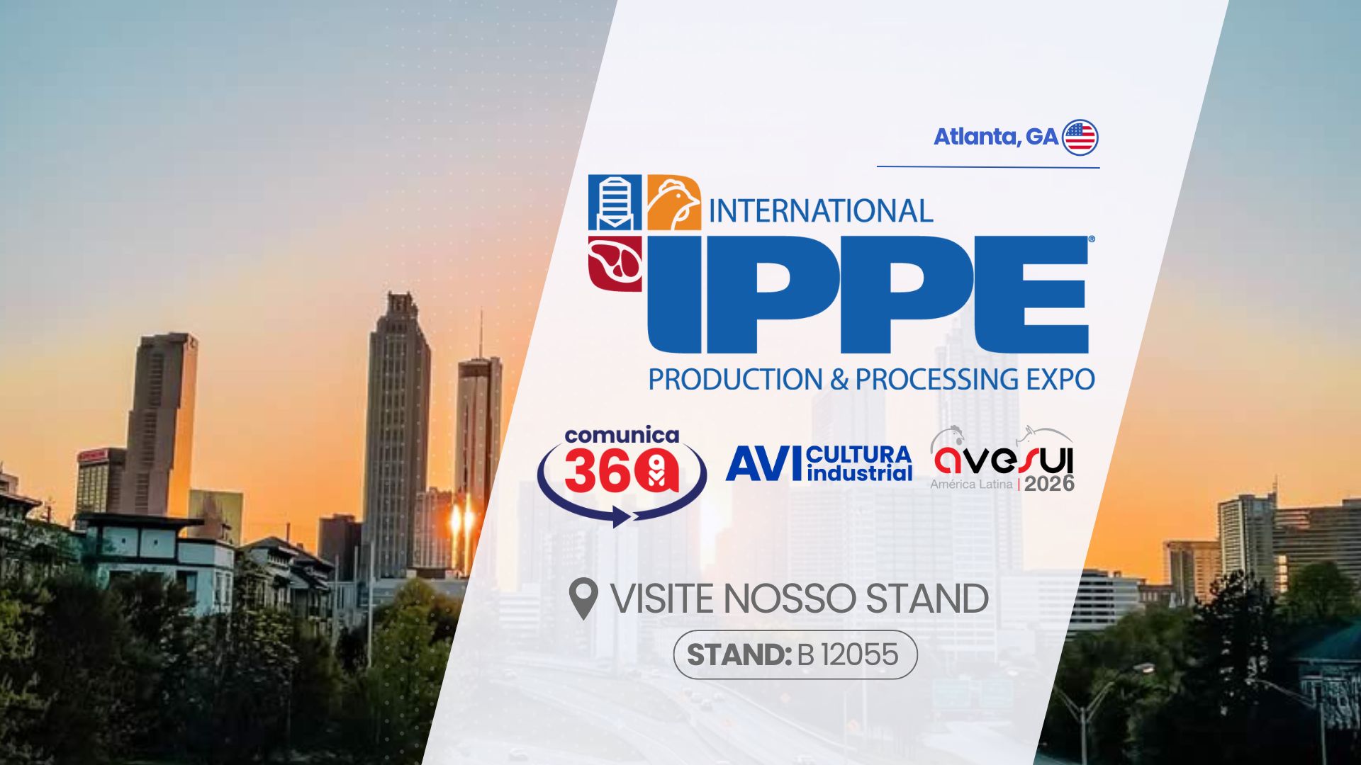 Gessulli Agrimídia apresenta Comunica 360º e lança AveSui 2026 na IPPE em Atlanta (USA) Gessulli Agrimídia apresenta Comunica 360º e lança AveSui 2026 na IPPE em Atlanta (USA)