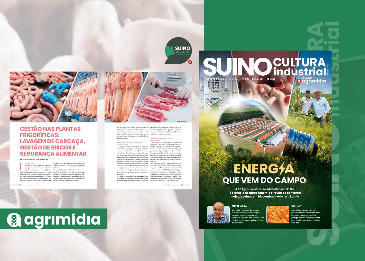 Gestão em Plantas Frigoríficas e Segurança Alimentar na Suinocultura Industrial de Novembro Gestão em Plantas Frigoríficas e Segurança Alimentar na Suinocultura Industrial de Novembro