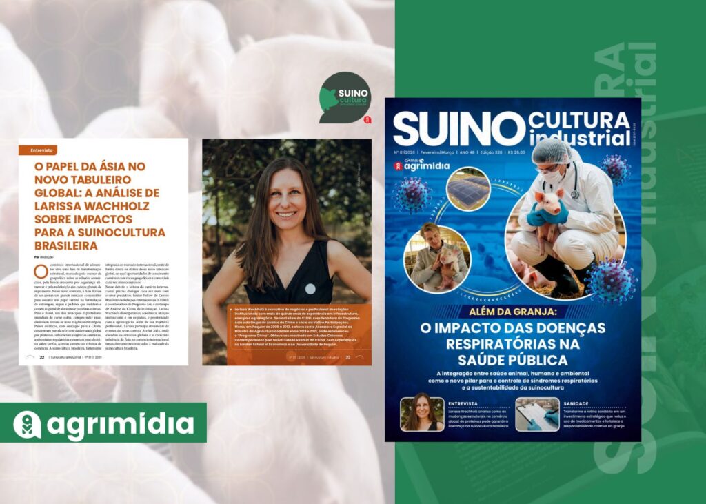 Ásia redefine o comércio global de proteínas e amplia desafios estratégicos na  revista Suinocultura Industrial de Fevereiro