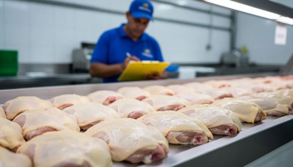 Alta do frete interrompe queda no preço do frango no fim de março no Brasil