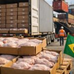 Exportações de carne de frango batem recorde no 1º trimestre de 2026, apesar de cenário geopolítico adverso