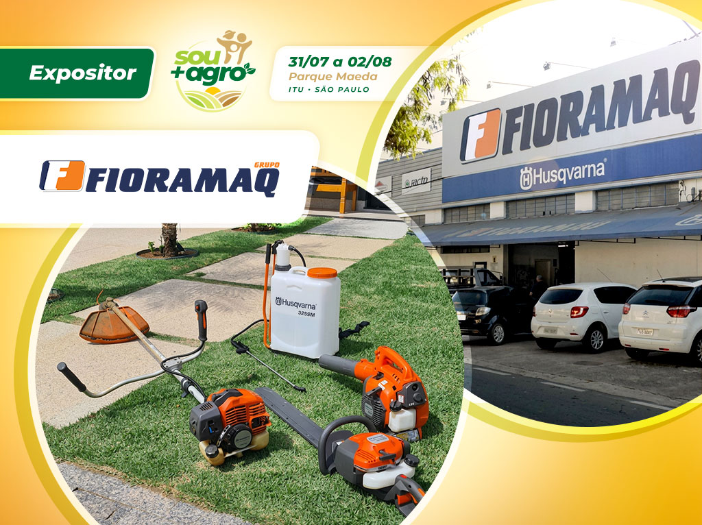 Tecnologia e eficiência no campo ganham destaque com a Fioramaq no Sou + Agro