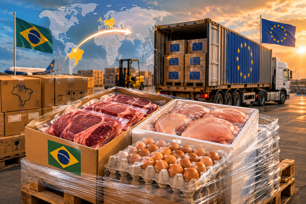 União Europeia retira Brasil de lista de exportação de produtos de origem animal