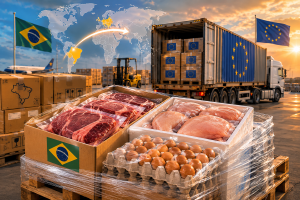 União Europeia retira Brasil de lista de exportação de produtos de origem animal