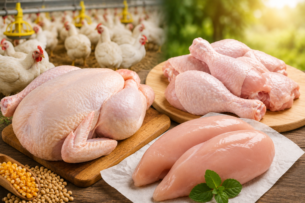 Preços do frango reagem em abril, mas seguem abaixo dos níveis de 2025, aponta Cepea