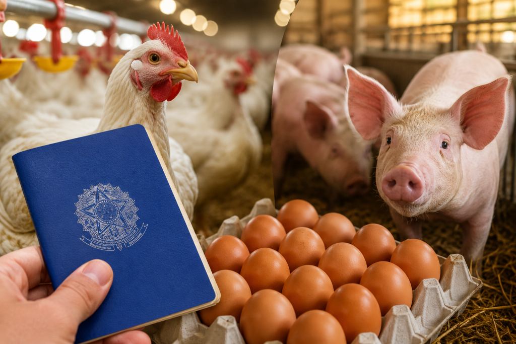 Emprego: Avicultura sustenta saldo positivo, enquanto suinocultura avança pouco em meio à queda do agro, aponta Caged