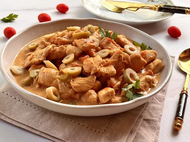 Frango com leite de coco: cremosidade e sabor em preparo rápido Frango com leite de coco: cremosidade e sabor em preparo rápido