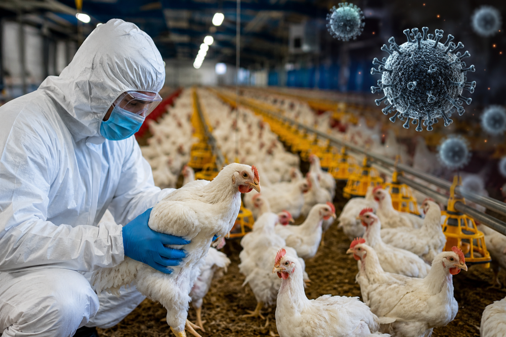 Influenza aviária registra novos focos em granjas da Ásia