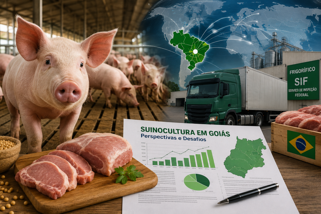 Mercado global de carne suína pode abrir espaço para avanço de Goiás nas exportações