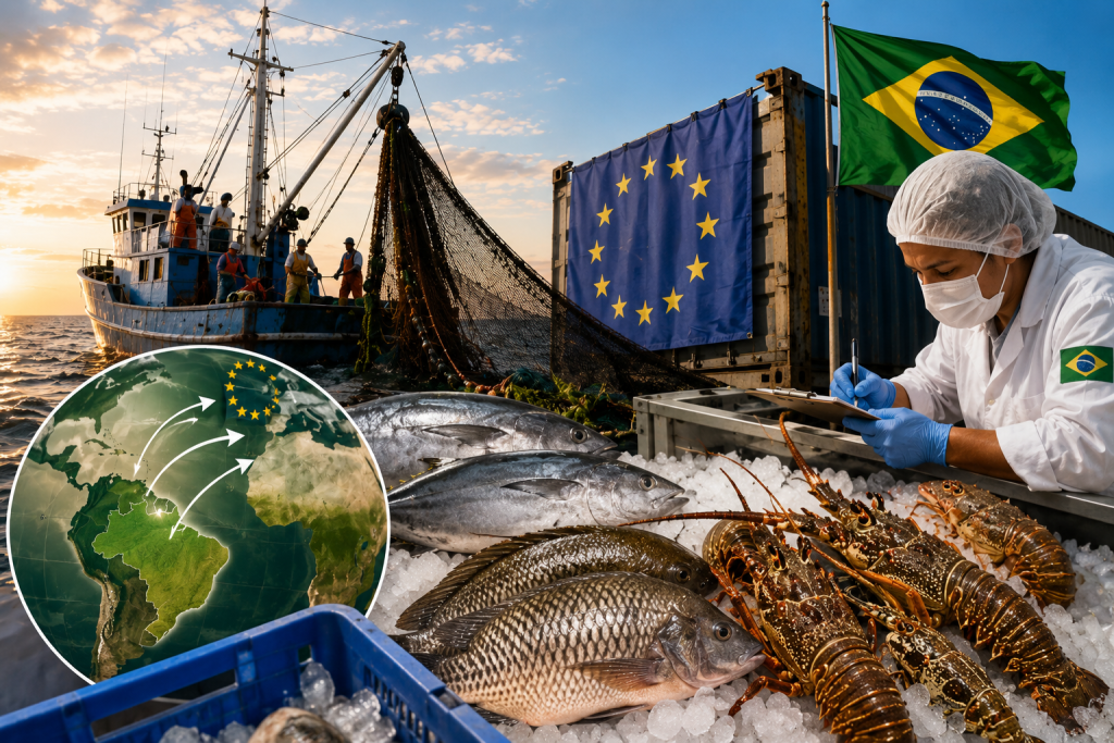 Auditoria da União Europeia pode redefinir futuro das exportações de pescado brasileiro Auditoria da União Europeia pode redefinir futuro das exportações de pescado brasileiro