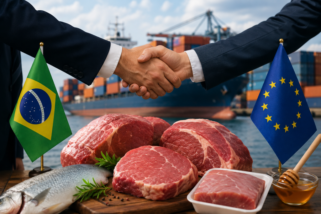 Brasil pressiona União Europeia no G7 por flexibilização de veto às carnes