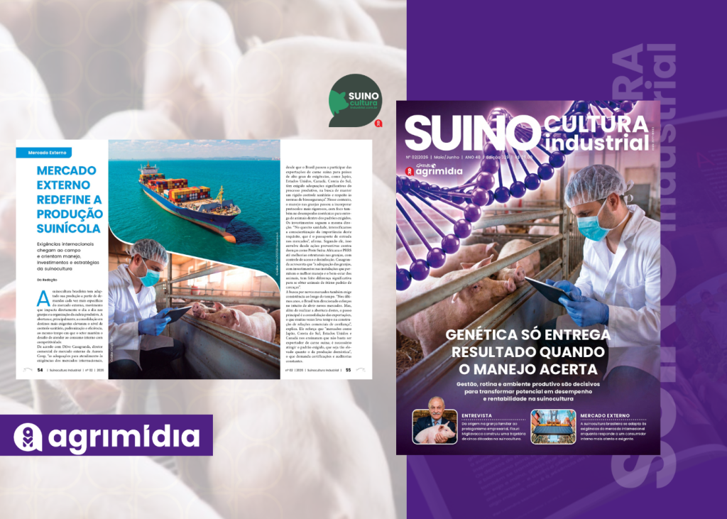 Exigências externas moldam produção suinícola brasileira