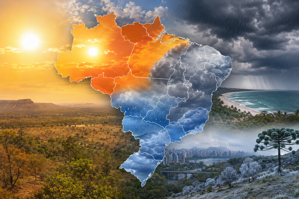 Junho começa com inverno no horizonte e frio menos intenso no Brasil