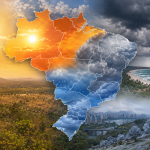 Avanço de frente fria e formação de ciclone extratropical geram alerta