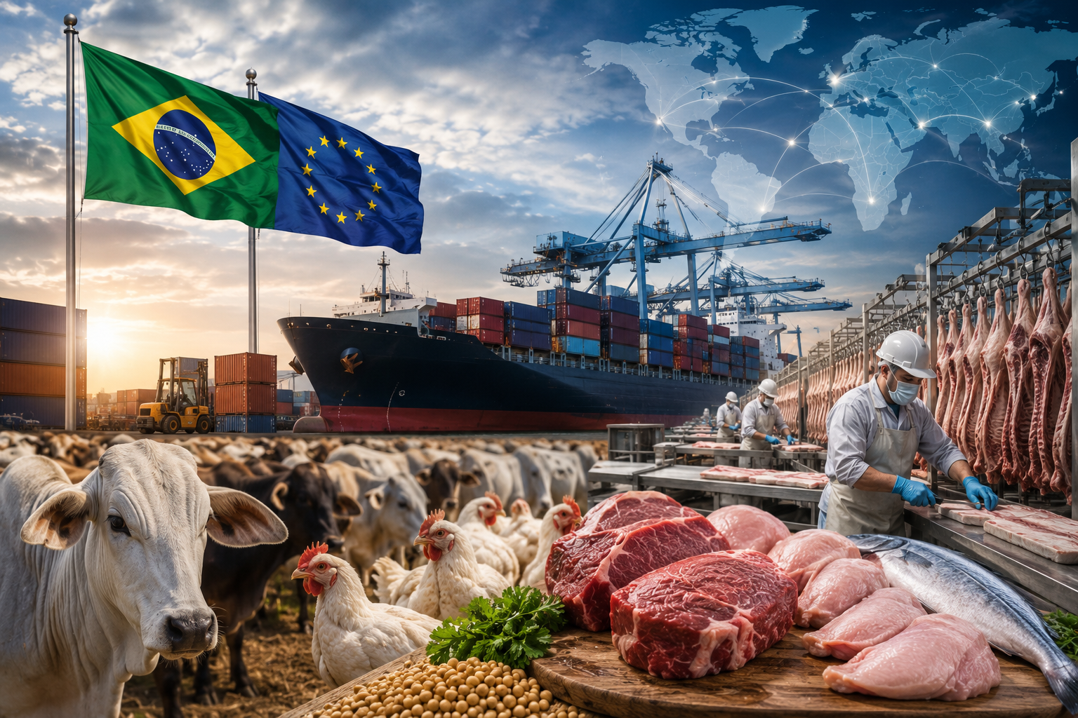 Governo responsabiliza setor privado por veto da União Europeia à carne brasileira