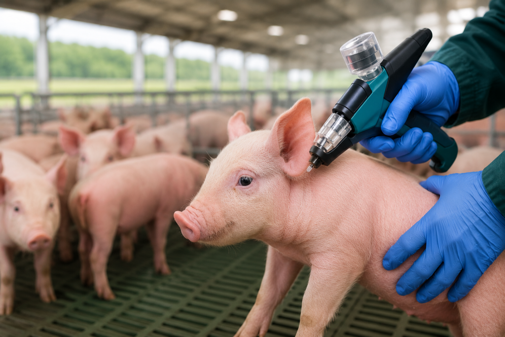 Vacinação intradérmica avança na suinocultura e já alcança 55 milhões de animais no Brasil