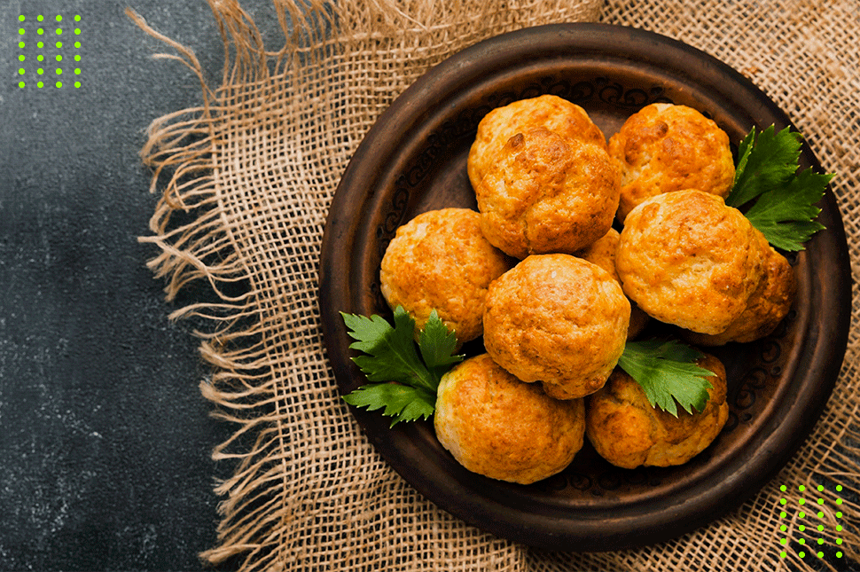 Receita: Bolinho de frango e batata-doce