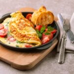 Omelete de Frango no Liquidificador