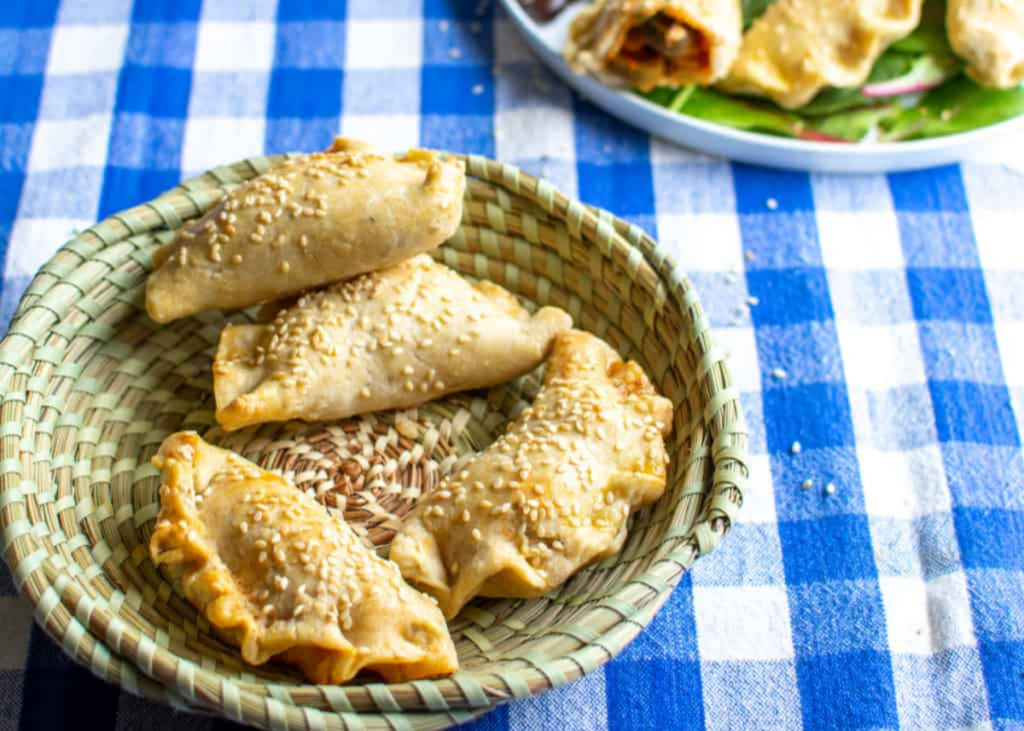 Receita mexicana de empanadas de frango picante