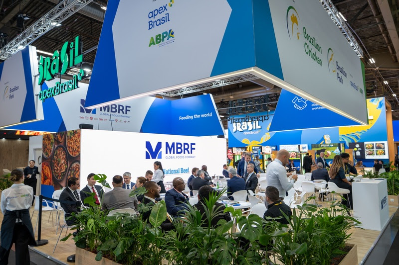 MBRF amplia vendas internacionais em 15% em três anos e leva estratégia multiproteína à SIAL Paris